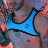 Breedwell Harnais court Tank Futura Bleu Neon